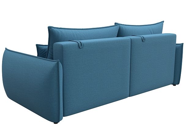 Диван прямой Лига-051 НПБ Рогожка голубой - Вид 5