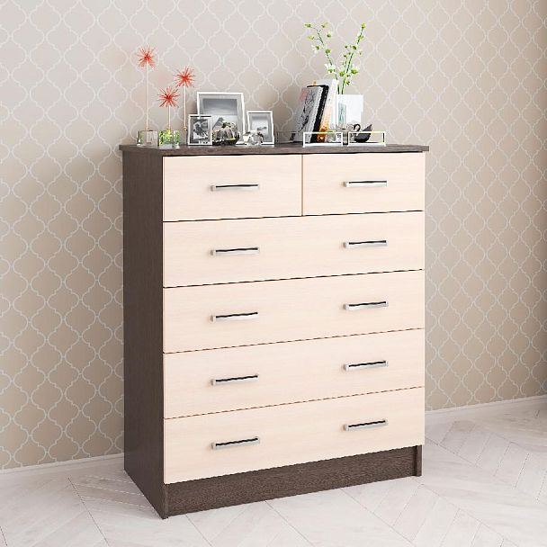 Комод Катрин 5 (820*990*425) венге/дуб молочный - Вид 1