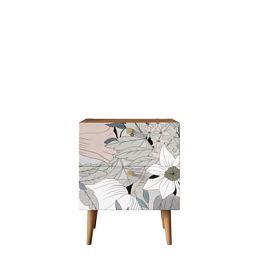 Тумбочка Berber с двумя ящиками 50 принт арт BB03/Print_50, разноцветная - Фото предпросмотра