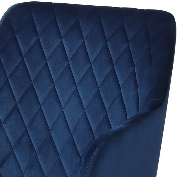 Барное поворотное кресло Барли К, Confetti blue/черный - Вид 7