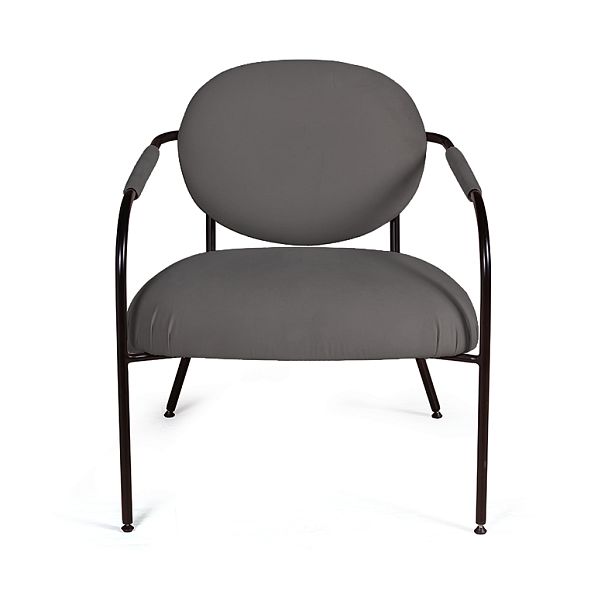 Лаунж кресло EGO, велюр черный - Вид 8