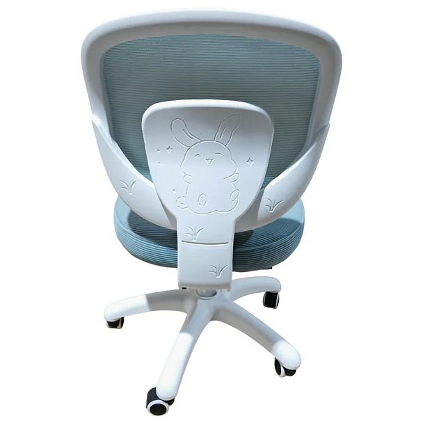 Кресло детское BRABIX KIDS "MG-230", без подлокотников, сетка/ткань TW, голубое, 533320 - Вид 5