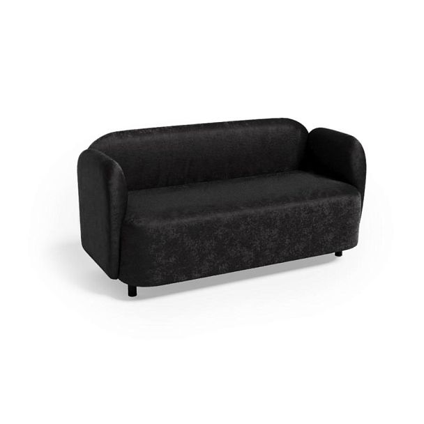 Mons Диван двухместный MNS-02 Velvet Lux 12/Металл Черный 1500*700*740 - Вид 1