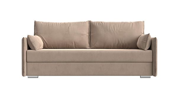 Диван угловой Сайгон (полностью велюр бежевый) - Вид 3