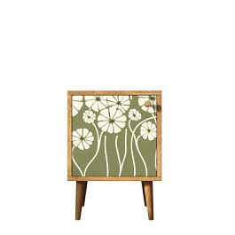 Тумбочка Berber с дверкой 53 принт арт BB21/Print_53, разноцветная - Фото предпросмотра