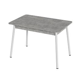 Стол Лион 1 ЛДСП (Подстолье косое белое) НЕ ВЫБИРАТЬ Ателье светлый - Фото предпросмотра