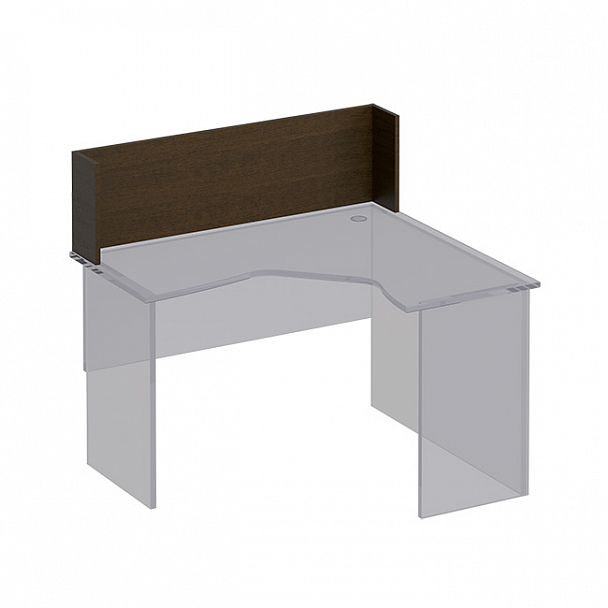 Настольная перегородка "Формула" ФР 420 венге темный - Вид 1