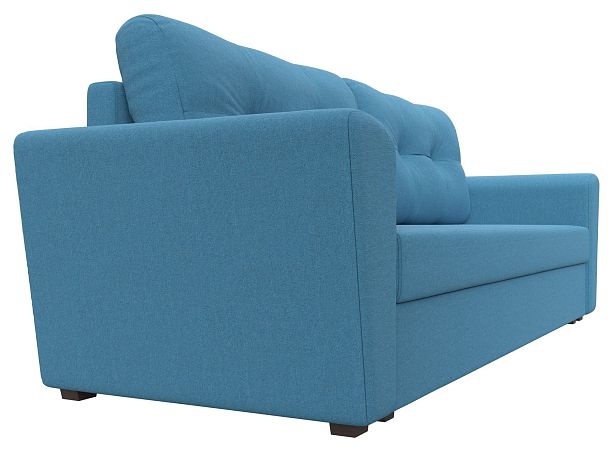 Диван прямой Амстердам Лайт Рогожка голубой - Вид 4