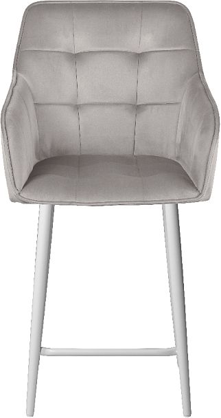 Комплект полубарных поворотных кресел Мони К, Confetti silver/белый, 3 шт. - Вид 3