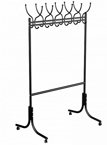 Вешалка напольная на колесах М 11 (109х70х178) чёрный "Вешалки" ТК-001059999903 черный - Вид 1