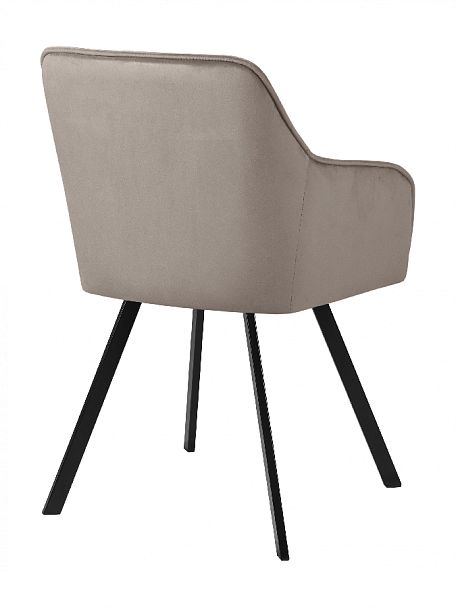 Кресло поворотное Мони, Confetti smoke/черный - Вид 5