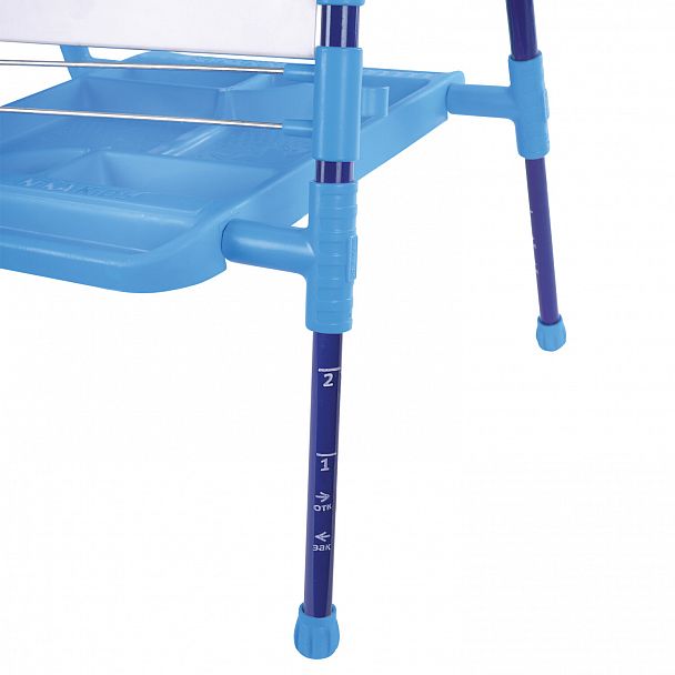 Мольберт растущий для мела/магнитно-маркерный, 53х46 см, BRAUBERG "NIKA KIDS", синий, 238049 - Вид 8