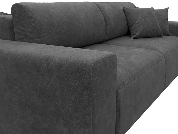 Диван прямой Лига-036 НПБ Классик Велюр серый - Вид 4