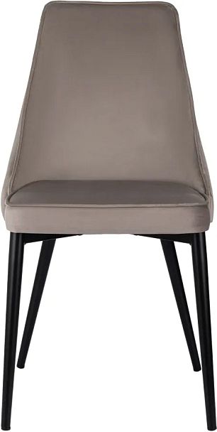 Стул для дома Бюрократ CH-K4_2 комплект 2шт т.бежевый Holland 61 металл черный на ножках (CH-K4_1/HL61_2) - Вид 2