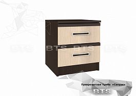 "Сакура" тумбы (2 шт) (400х450х410) венге/лоредо - Фото предпросмотра