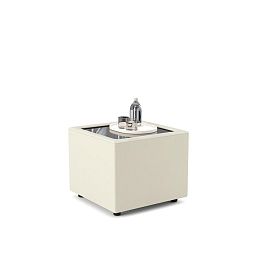 Стол журнальный со стеклом (экокожа) Юнона Un/st/o/s экокожа светло-бежевая CN1112 - Фото предпросмотра