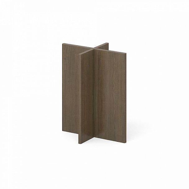 Соединительная боковина модульного стола "Лидер" ПК-ЛДР-БСМ60х43/38-В1-299 дуб шамони - Вид 1