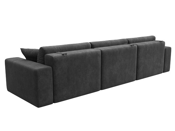 Диван прямой Лига-036 НПБ Классик Лонг Велюр серый - Вид 6