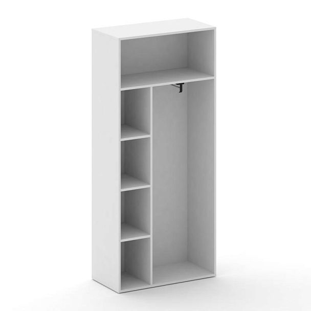 Cross Гардероб широкий CRU.GB-201 (R) Белый Бриллиант UM 896*460*2000 - Вид 2