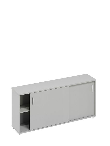 Шкаф-купе низкий (для 2-х столов 80) A4 А4 332 БП серый - Вид 1