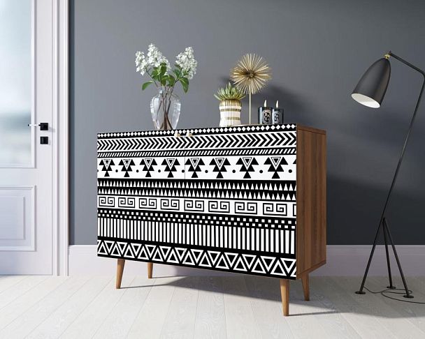 Комод Berber две дверки 19 принт арт BB04/Print_19 - Вид 3