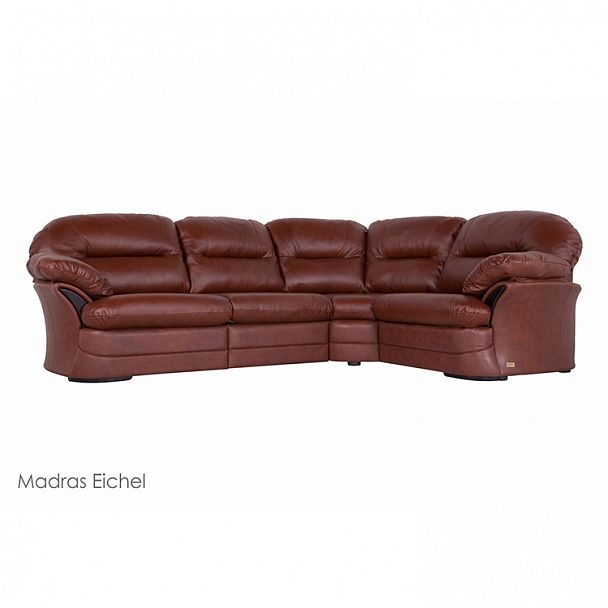 Угловой диван "Брюссель" в коже - Вид 3