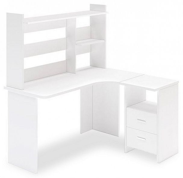 Стол компьютерный Домино Lite СКЛ-Угл130+НКЛ-130 - Вид 1