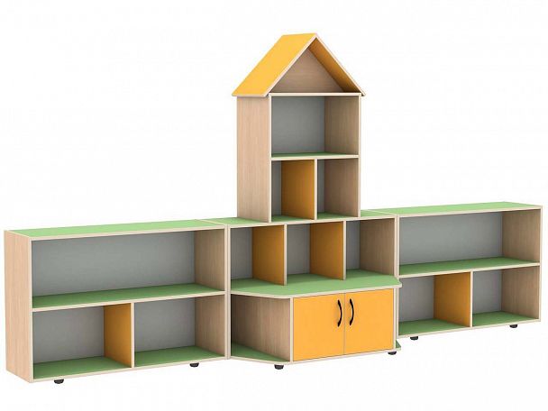 Стеллаж игровой Теремок - Вид 2