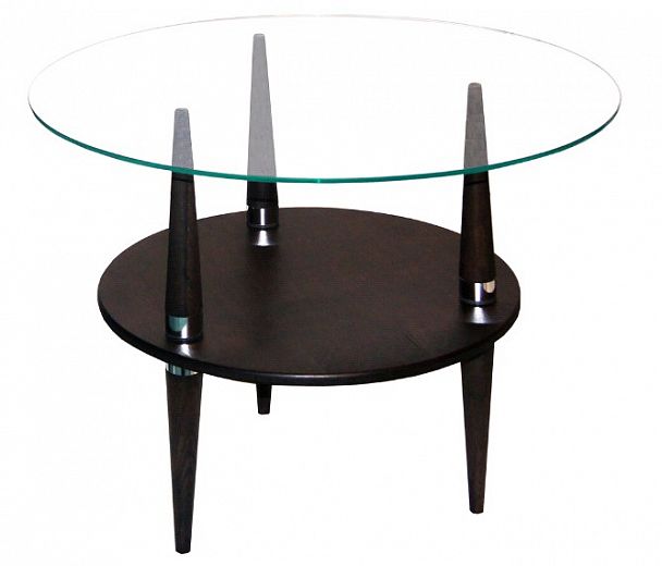 Стол журнальный Сенатор-5  750х750х670 венге "Журнальные столы" ТК-002561000754 венге - Вид 1