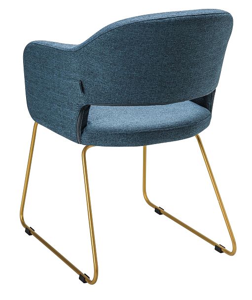 Кресло Oscar БлюАрт/ЛинкЗолот - Вид 4