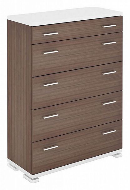 Комод Домино КМ-1 Белый/Шамони - Вид 1