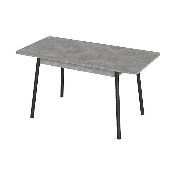 Стол Лион 2 ЛДСП (Подстолье косое черное) НЕ ВЫБИРАТЬ Ателье светлый - Вид 2