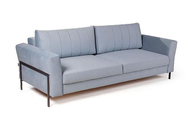 Fiji диван-кровать трехместный прямой, велюр - Вид 1