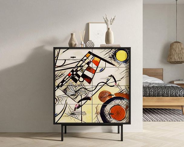 Комод на восемь ящиков Emerson by Kandinsky арт EM20/Print_01 - Вид 4