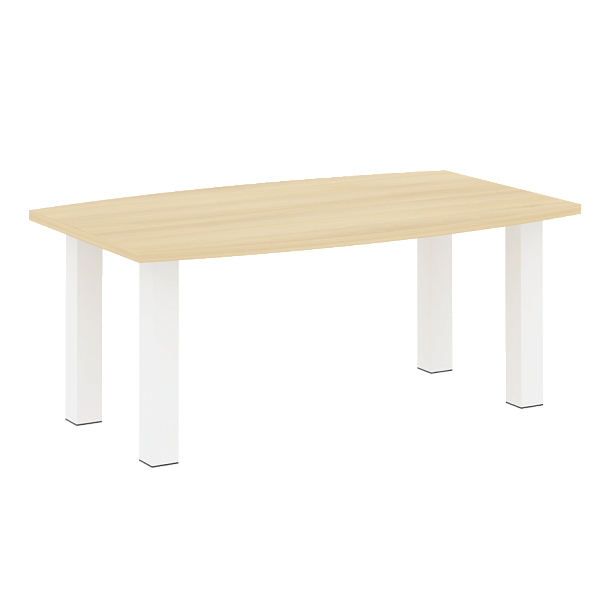 Yalta Стол переговорный LT.SP-3 Акация/Белые опоры 1800*1100*750 - Вид 1