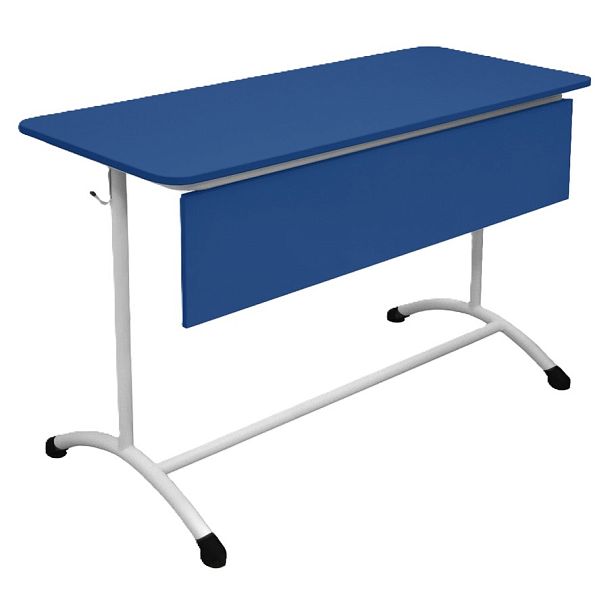 Стол ученический Мега ЛДСП 2М (Н), двухместный, нерегулируемый, с экраном ЛДСП (стандартные цвета RAL), гр.5 - Вид 3