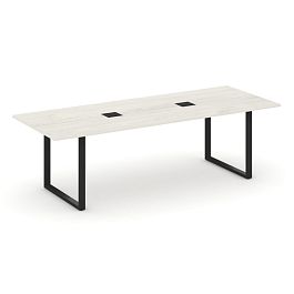 Style Project Direct Direct Стол переговорный SN-6O.SPRG-258 Дуб Наварра/Металл Черный 2580*980*750 - Фото предпросмотра
