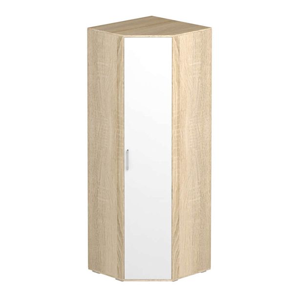 "Белладжио" Шкаф угловой ШК-01 (751х2176х751) сонома/белый - Вид 1