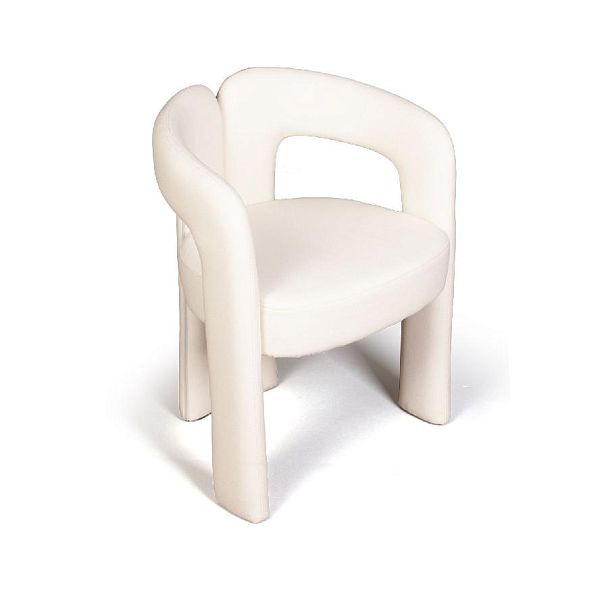 Полукресло Angie, ткань, велюр молочный - Вид 5