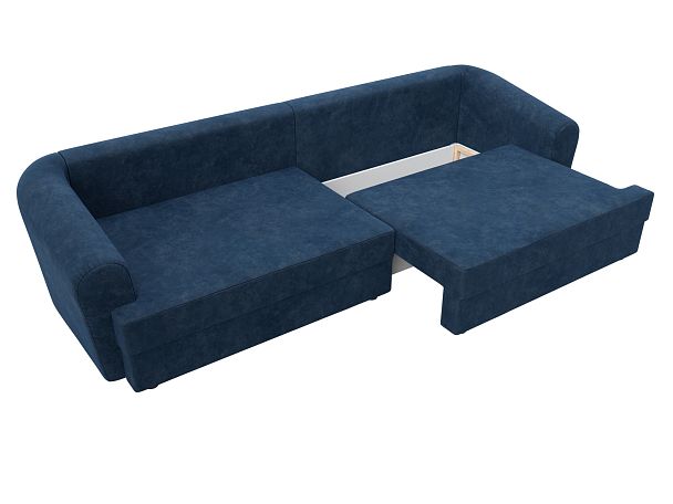Диван прямой Милтон Велюр синий - Вид 7