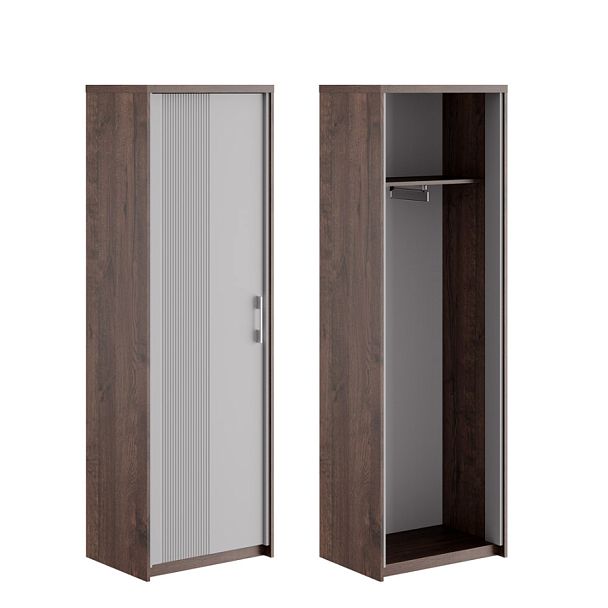 Гардероб 1 створка Point 63,4x45x195,4 дуб апрельский - Вид 1