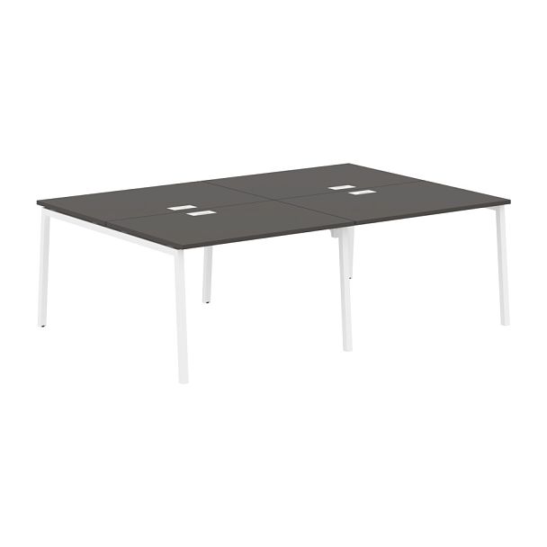 Стол 4-х местный ELWST 2316 Мокко/Белый 2326х1606х750 EDIS - Вид 1
