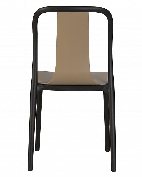 Стул обеденный DOBRIN ADAM (черный/бежевый) - Вид 5