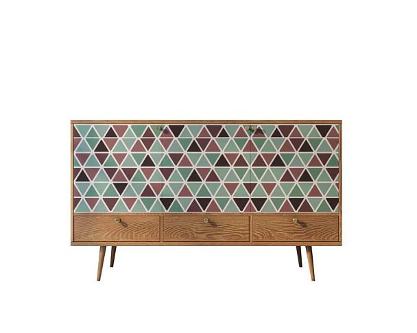 Комод Berber три дверки и три ящика 26 принт арт BB24/Print_26 - Вид 1