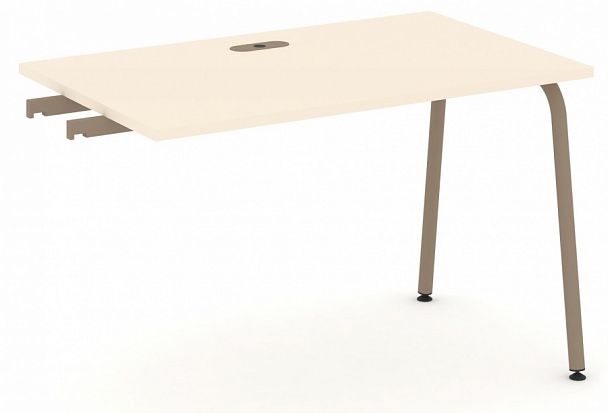 Стол приставка к опорным тумбам "ESTETICA" ES.SPR-2-LK Сатин - Вид 1