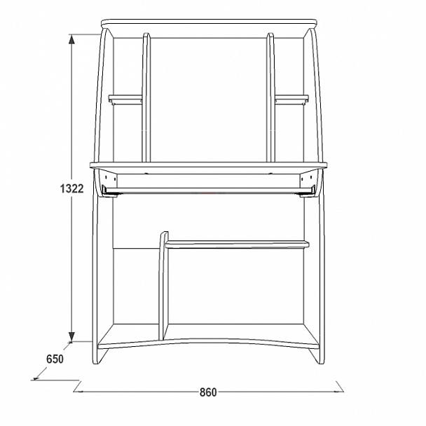 Стол компьютерный "СК 3" - Вид 2