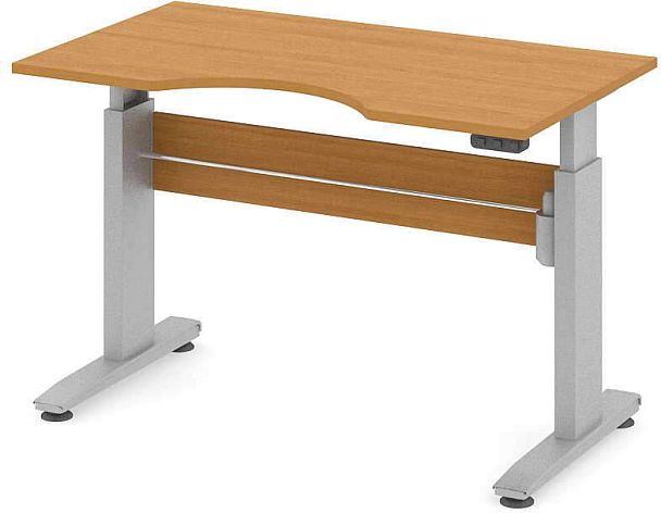 Стол офисный рабочий С-ТРС8 "Трансформер"  ПК-ТРС-СТЭ140Х80/ЭРД-В1-24 ольха - Вид 1