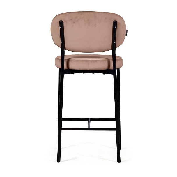 Стул полубарный Mason, бархат бежевый 5 - Вид 6