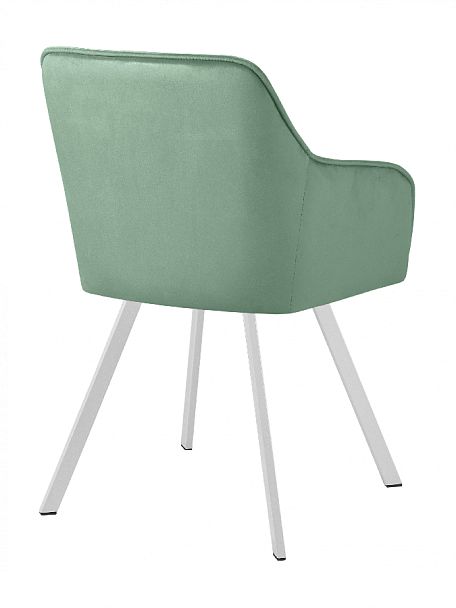 Комплект кресел поворотных Мони, Confetti aquamarine/белый, 3 шт. - Вид 5