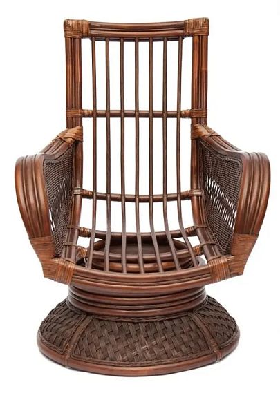 Кресло-качалка Андреа Релакс Медиум/Andrea Relax Medium /с подушкой/Pecan Washed (античн. орех) - Вид 2